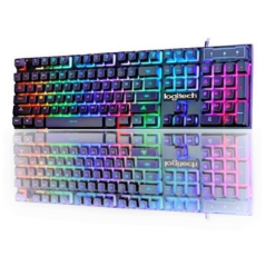 Clavier Gaming filaire Logitech K846F Illuminé USB Rvb Éclairé