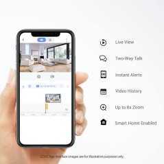 Caméra Surveillance Intérieure EZVIZ BC2 WiFi 2.4Ghz avec Batterie de 2000mAh