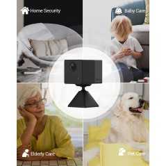 Caméra Surveillance Intérieure EZVIZ BC2 WiFi 2.4Ghz avec Batterie de 2000mAh