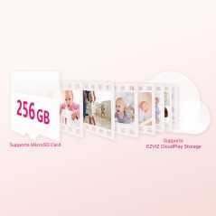 Camera Smart Baby Monitor EZVIZ BM1 Alimenté par batterie avec clip de berceau Full HD 1080P 2MP 2 couleurs pour garçon et fille