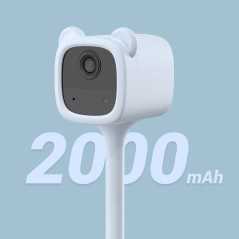 Camera Smart Baby Monitor EZVIZ BM1 Alimenté par batterie avec clip de berceau Full HD 1080P 2MP 2 couleurs pour garçon et fille