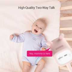 Camera Smart Baby Monitor EZVIZ BM1 Alimenté par batterie avec clip de berceau Full HD 1080P 2MP 2 couleurs pour garçon et fille