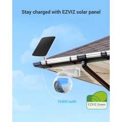 Caméra de sécurité EZVIZ EB8 4G 3MP sur Batterie 10400mAh avec Suivi Auto, Détection de Personne,
