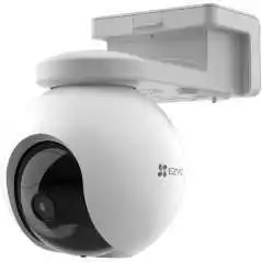 Caméra de vidéo surveillance EZVIZ HB8 2K Wi-Fi panoramique et inclinable alimentée par batterie
