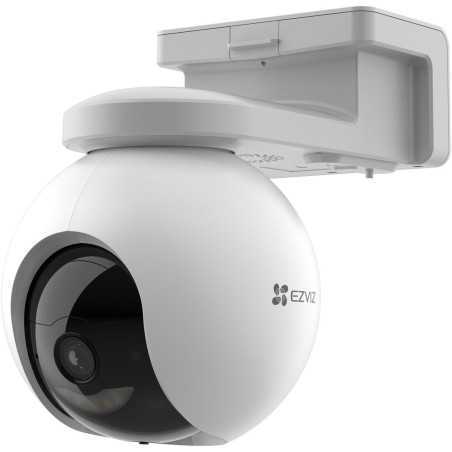 Caméra de vidéo surveillance EZVIZ HB8 2K Wi-Fi panoramique et inclinable alimentée par batterie