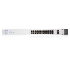Switch Gigabit 24 ports Ubiquiti uniFi (US-24-500W) 10/100/1000 Mbps PoE+ et 2 ports SFP