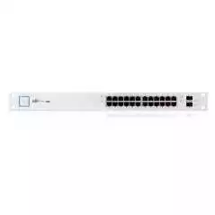 Switch Gigabit 24 ports Ubiquiti uniFi (US-24-500W) 10/100/1000 Mbps PoE+ et 2 ports SFP