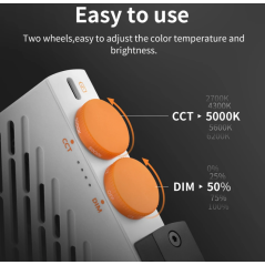 Lampe vidéo minette ZHIYUN FIVERAY M40 led 40W Lampe portable bicolore