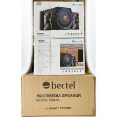 Bafle bluetooth BECTEL woofer 1130R+ système audio smart avec haut-parleur multimédia-FM-USB-carte mémoire