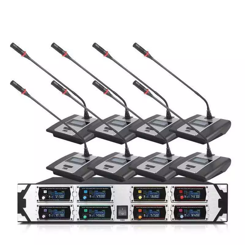 Système de conférence UHF sans fil à 8 canaux SHURE SH-8000
