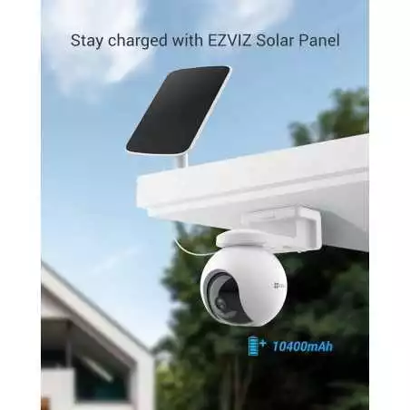 Caméra Wi-Fi panoramique et inclinable EZVIZ CS-CB8 2K alimentée par batterie