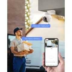 Caméra Wi-Fi panoramique et inclinable EZVIZ CS-CB8 2K alimentée par batterie