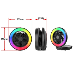 Haut-parleur Bluetooth portable extérieur avec ventilateur ZQS1456 / ZQS1457 mini enceinte a lumière colorée
