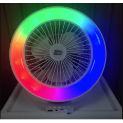 Haut-parleur Bluetooth portable extérieur avec ventilateur ZQS1456 / ZQS1457 mini enceinte a lumière colorée