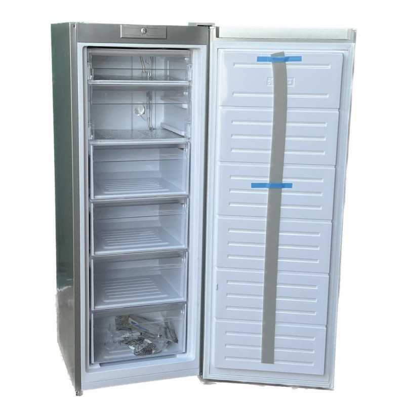Congélateur Vertical Finix GT/2451A 6Tiroir Plaq Alu Silver Congélateur Vertical Finix GT/2451A 6Tiroir Plaq Alu Silver