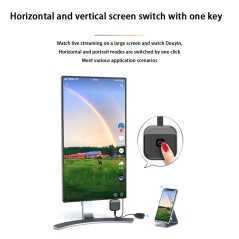 Adaptateur dongle d'affichage sans fil 2.4G JH JINGHUA JH-Z500 pour projecteur de télévision