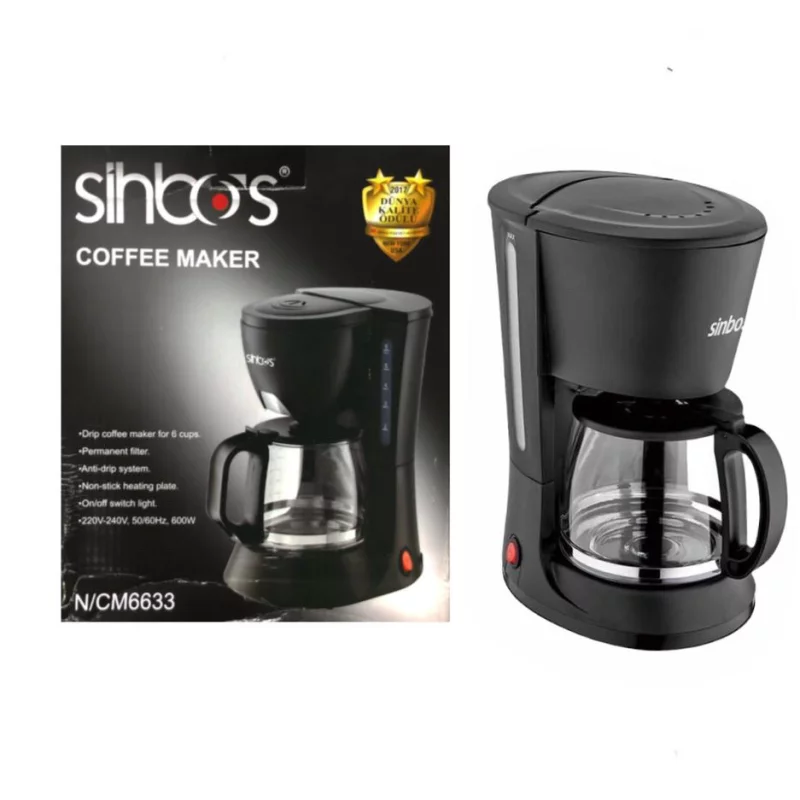 Machine a café filtre SIHBOS N/CM6636 avec une capacité de 10 à 12 tasses  filtre