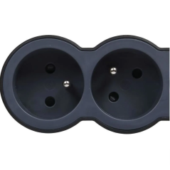 Rallonge Multiprise LEGRAND FB 5x2P+T standard 3m 1.5mm² - Noir