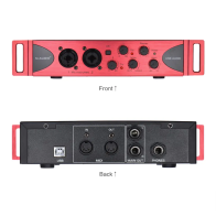 Carte son Interface Audio N-Audio USB 2x2, avec carte son USB, studio sonore