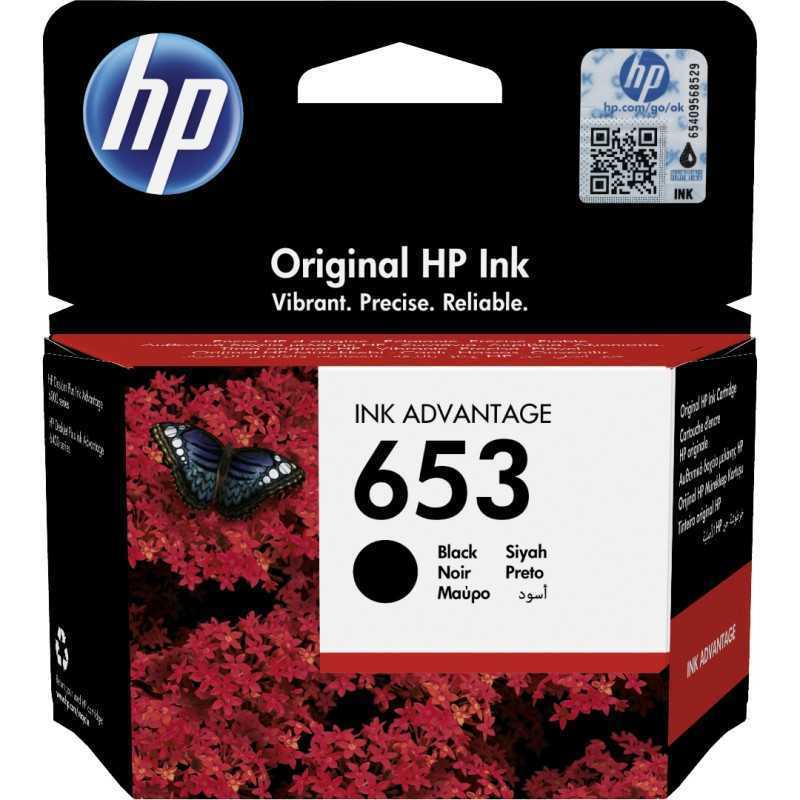 Cartouche d'encre HP 653 noir et couleur