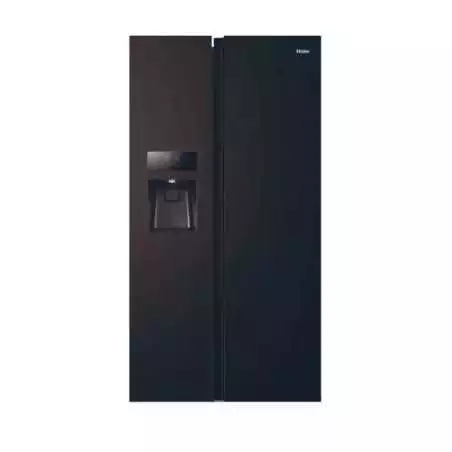 Réfrigérateur Haier HSR3918FIPB Side By Side 2Portes Dist Glacon Noir