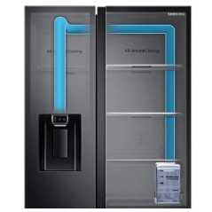 Réfrigérateur Samsung Side By Side RS64R53112A Miroir Fontaine