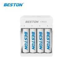 Chargeur universel de batterie BESTON C9023 rechargeable 4x AA/AAA Ni-MH à 4 emplacements