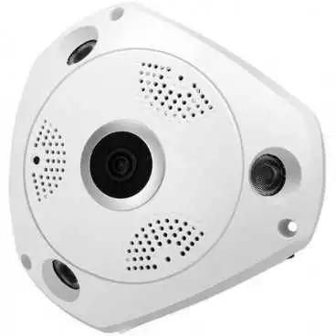 Caméra IP panoramique 3D sans fil à 360° avec caméra vocale - vision nocturne Système de sécurité Support Android et iOS