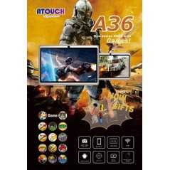 Tablette éducative Atouch A36 2023 32Go ROM + 3Go RAM écran 7 Pouces Wi-Fi + Clavier