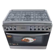 Cuisinière 5 feux ELACTRON 90X60cm inox