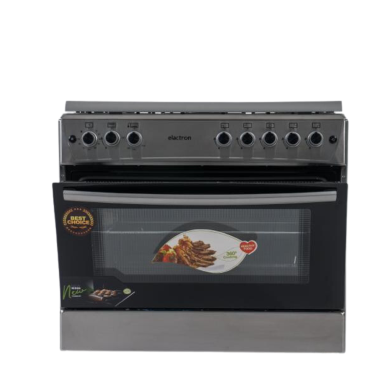 Cuisinière 5 feux ELACTRON 90X60cm inox Cuisinière 5 feux ELACTRON 90X60cm inox