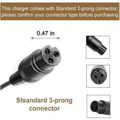 Chargeur de batterie 36v électrique vélos électriques scooter hoverboard batterie 42v 2a li-ion