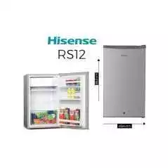 Réfrigérateur Bar Verticale Hisense RS-12DR4HA 92 Litres Silver