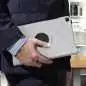 Étui Intégral Samsung Galaxy Tab A 8.0 avec Support Rotatif 360° blanc
