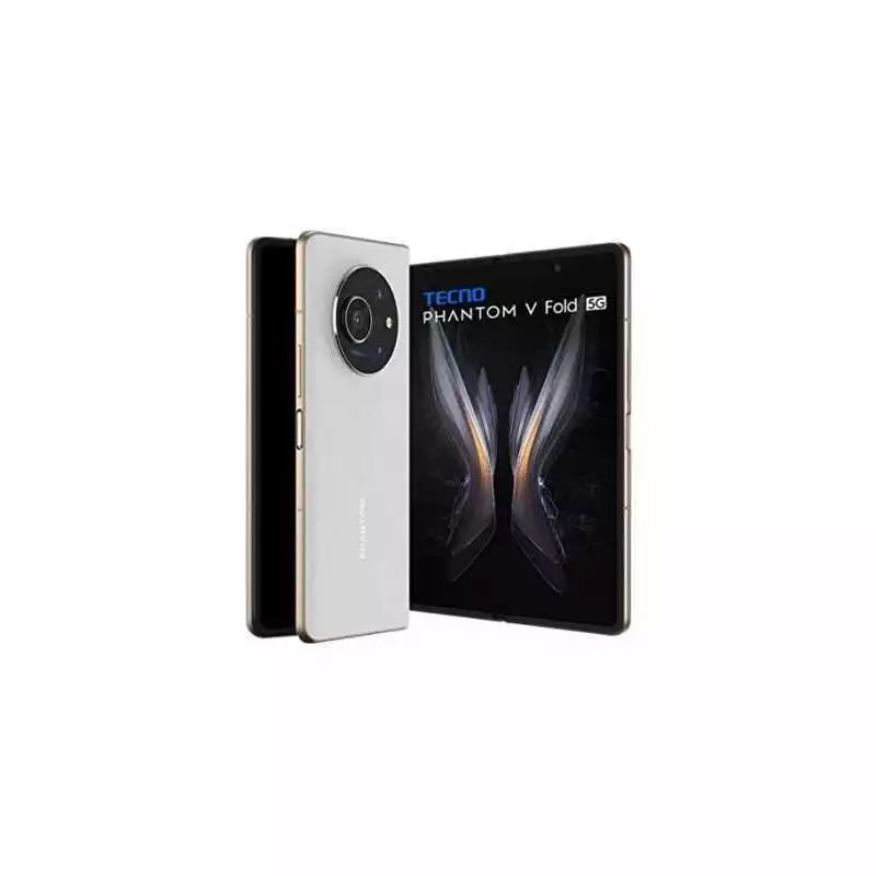 Tecno Phantom V Fold 5G blanc, RAM 12Go mémoire 256Go 78,5 pouces 50 mégapixels