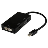 Adaptateur 3 en 1 Display Port HUB DP vers HDMI VGA DVI 4K