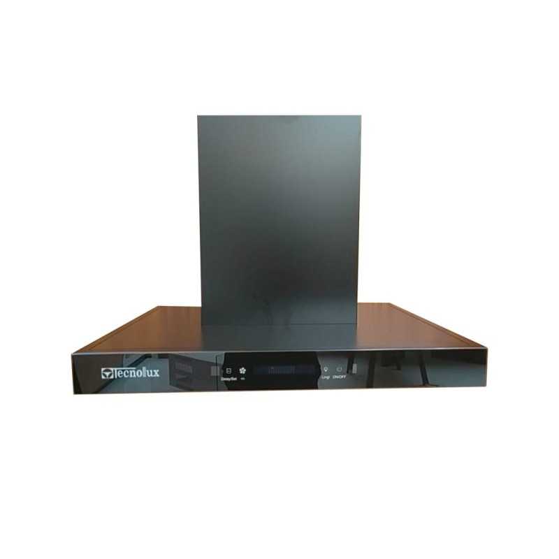 Hotte de Cuisine Technolux TEC60BB 60X60 Avec Sortie Noir Hotte de Cuisine Technolux TEC60BB 60X60 Avec Sortie Noir