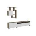 Table Téléviseur Mariposa TV T725-MA Unit Walnut White
