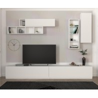 Ensemble Meuble TV EGE2 T701-3BL Unit White 2,40M