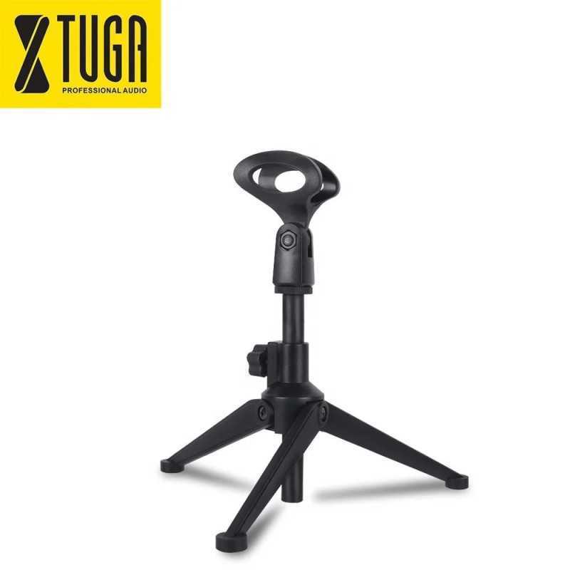 Support de microphone de table trépied réglable professionnel