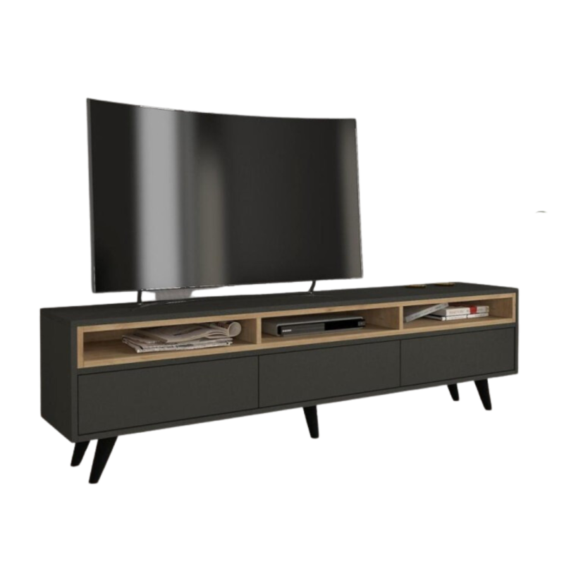 Table Téléviseur Aimon Téléviseur T732 Stand Anthracite Saphire New Table Téléviseur Aimon Téléviseur T732 Stand Anthracite Saphire New