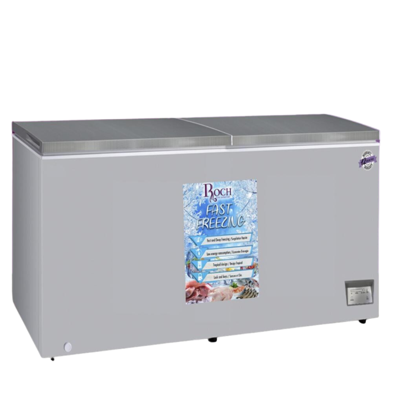 Congélateur Horizontal Roch RCF-700-G 700 Litres Silver Congélateur Horizontal Roch RCF-700-G 700 Litres Silver