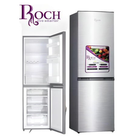 Réfrigérateur Roch RFR325DBL Combine 4Tiroirs 325Litres Silver
