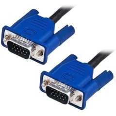 Cable VGA mâle vers VGA mâle HD15 15 broches 50 pieds 15m 50 pieds câble d'extension