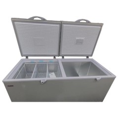 Congélateur horizontal FINIX XF-650 2 portes coffre 830 litres silver