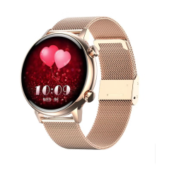 Montre intelligente pour femme Gtab GT9 Princess Edition avec écran Amoled de forme ronde de 1,1 pouces