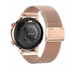 Montre intelligente pour femme Gtab GT9 Princess Edition avec écran Amoled de forme ronde de 1,1 pouces