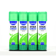 Bâton de colle 35gr Weibo WB-6126 transparente