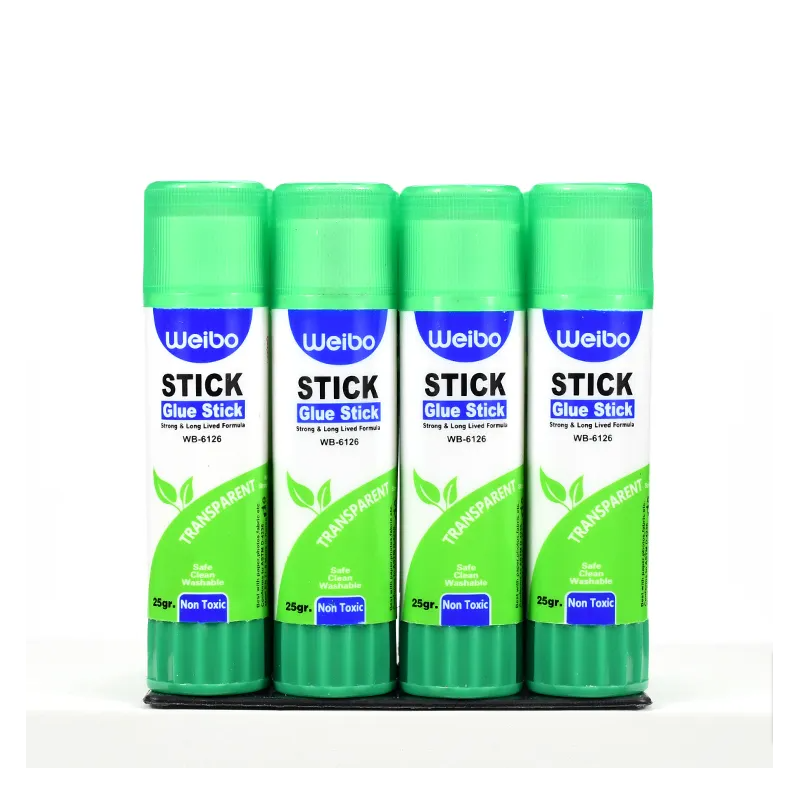 Bâton de colle 35gr Weibo WB-6126 transparente Bâton de colle 35gr Weibo WB-6126 transparente