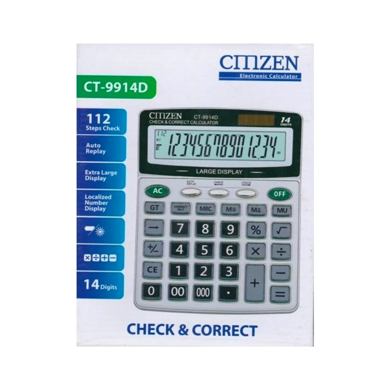 Calculatrice Citizen CT-9914D (14 chiffres)